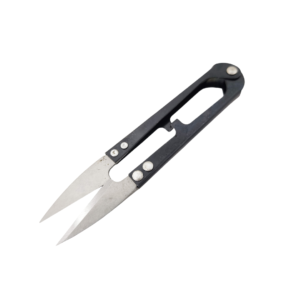 Black precision scissors featuring stainless steel blades and a lightweight design for cutting tasks. Black precision scissors featuring stainless steel blades and a lightweight design for cutting tasks.